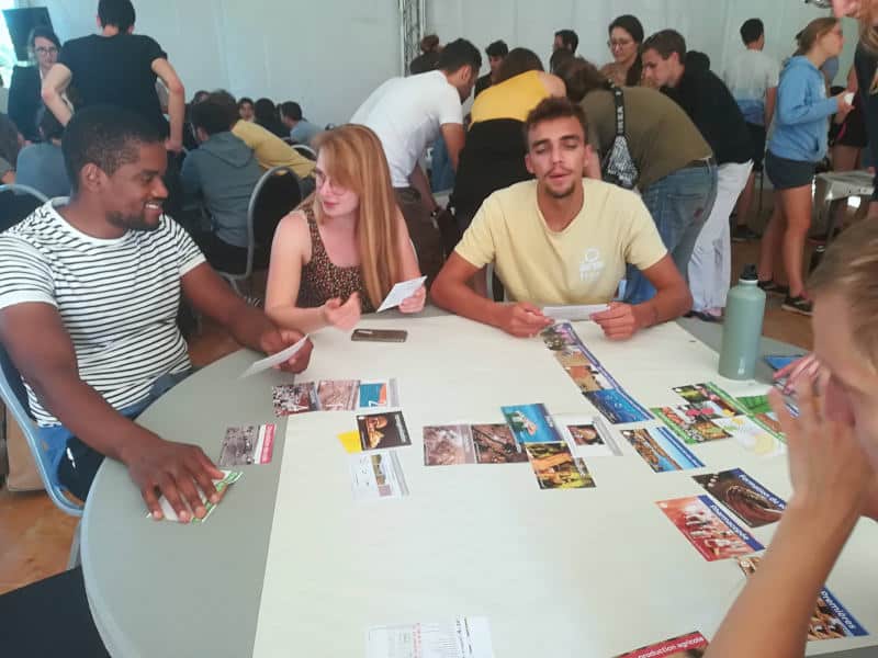 Tavail par équipe en séminaire Gorge du Verdon