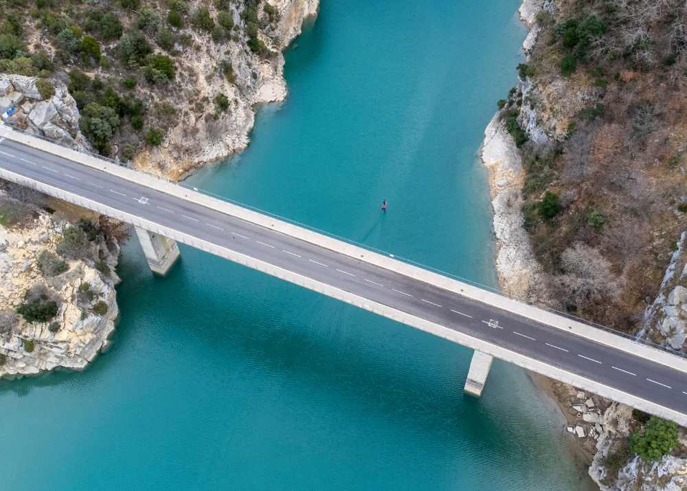 Galetas bridge upon Sainte-Croix Lake