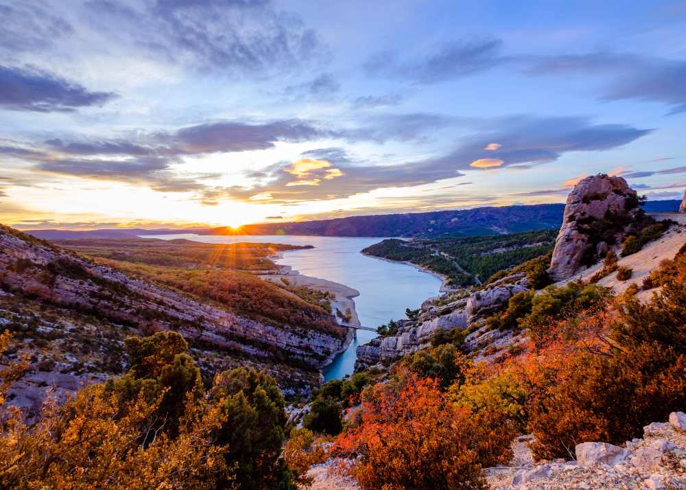 Lake of Sainte-Croix, amazing view